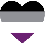 Rainbow Asexual Flag Sticker